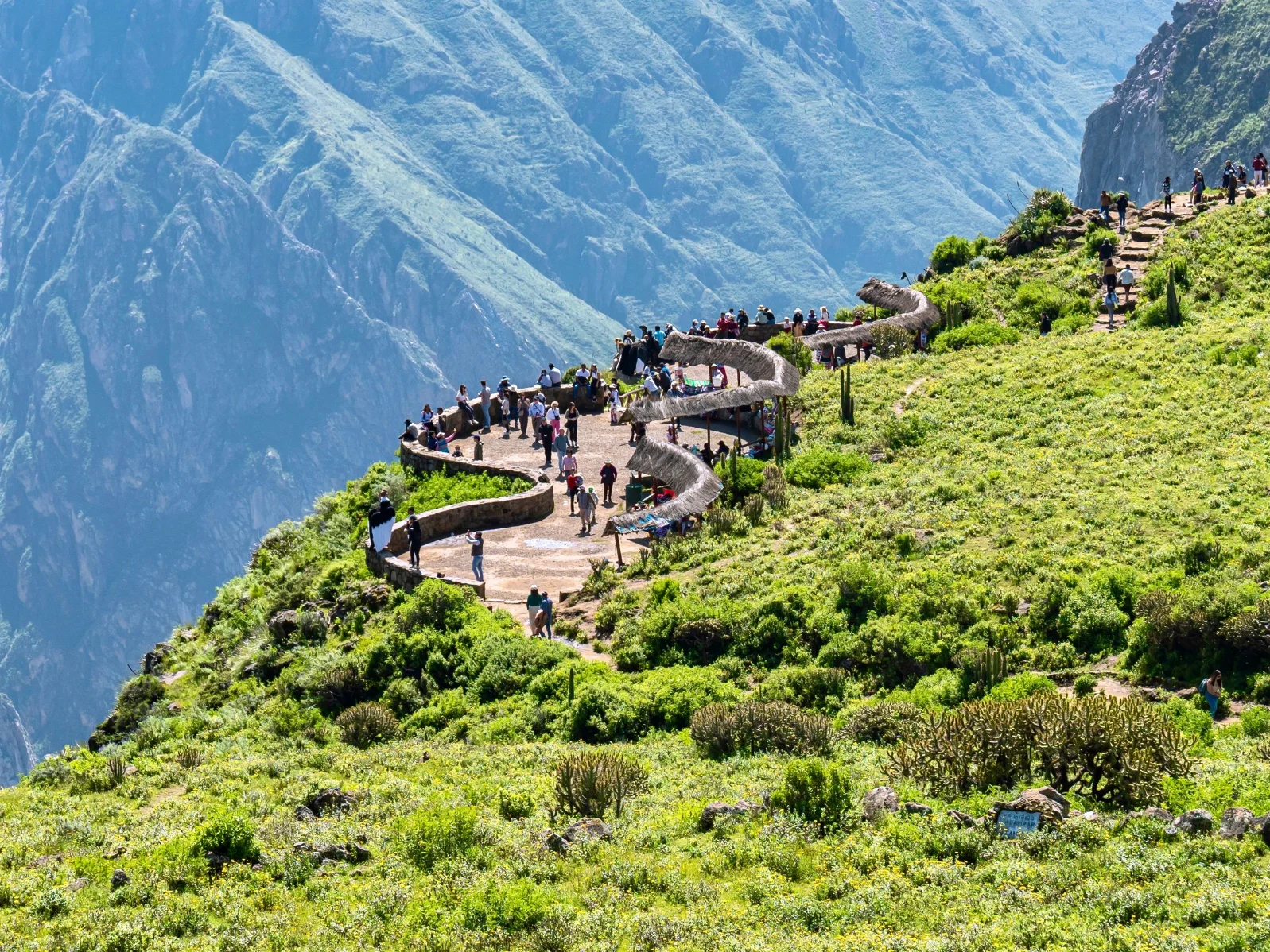 Colca Canyon and high-Andean mountains near Arequipa, Peru